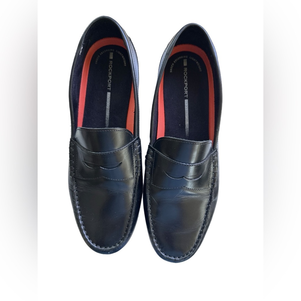 Rockport Modern slip On Casual Shoes - Prep Penny Loafer Black size 13 - Picture 3 of 10
